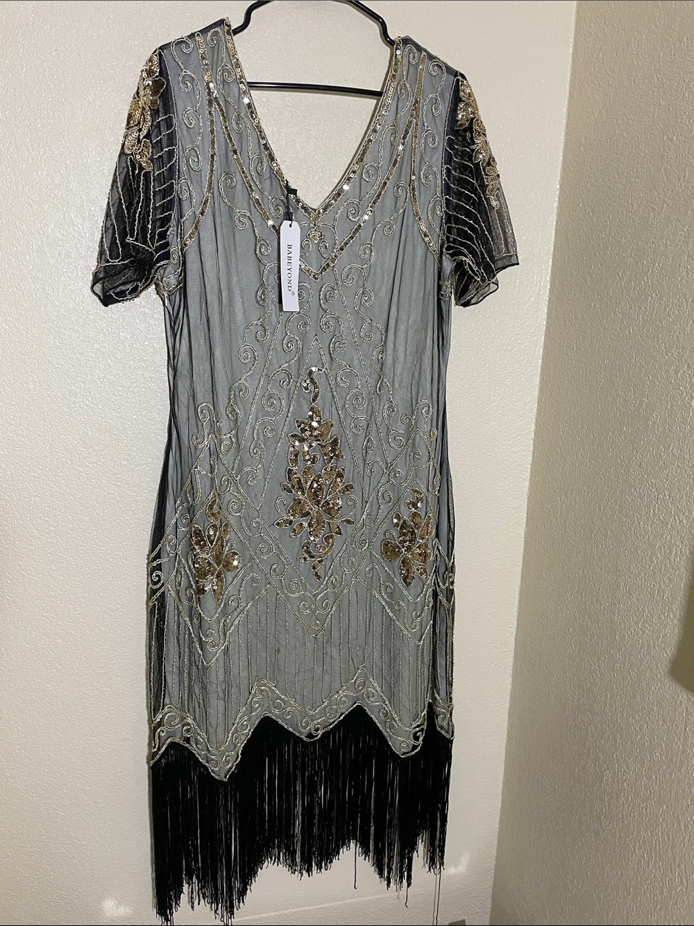 NWT Size XXXL Babeyond  Plus Size Flapper Great Gatsby Costume Dress
